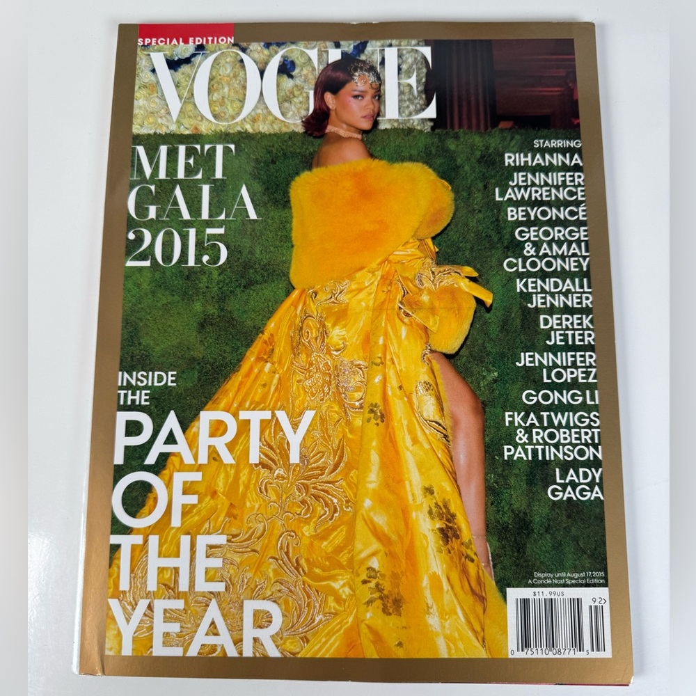 Vogue Met Gala 2015 Magazine Special Issue featuring Rihanna, Beyonce